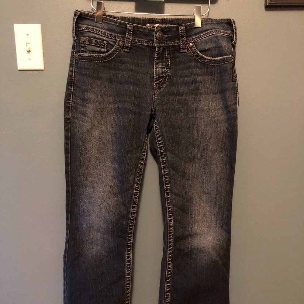 31/32 Suki Surplus Women's Silver brand jeans EUC